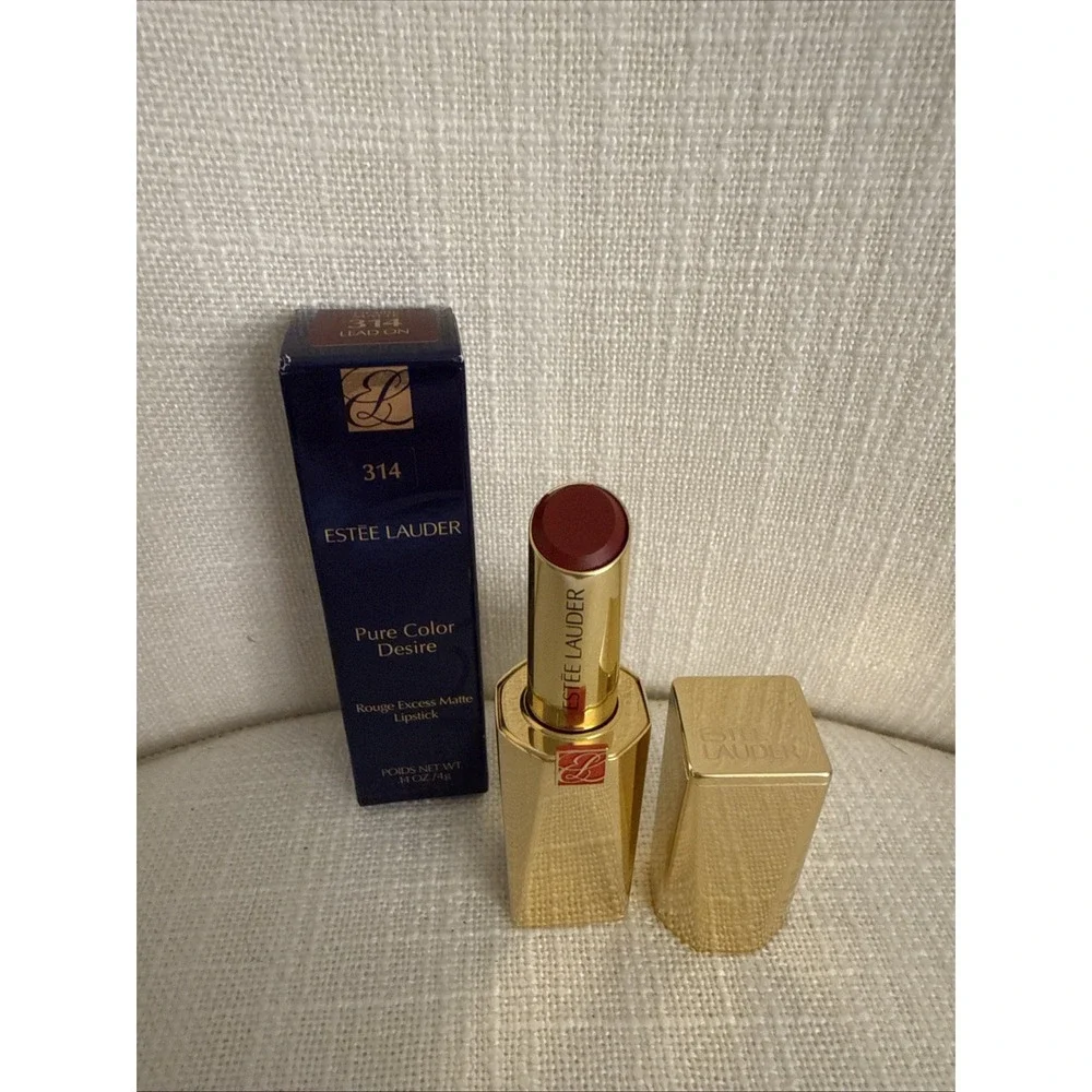 ESTEE LAUDER ~‎ PURE COLOR DESIRE ROUGE EXCESS MATTE LIPSTICK ~ # 314 LEAD ON